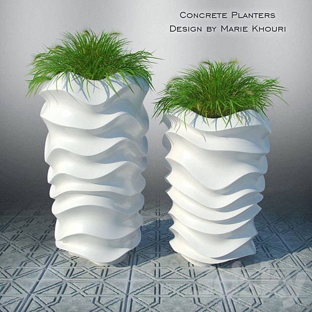 Concrete beds by Marie Khouri