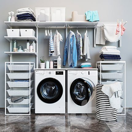IKEA wall-mounted unit Algot 14 ikea BOAXEL БОАКСЕЛЬ / washing machine