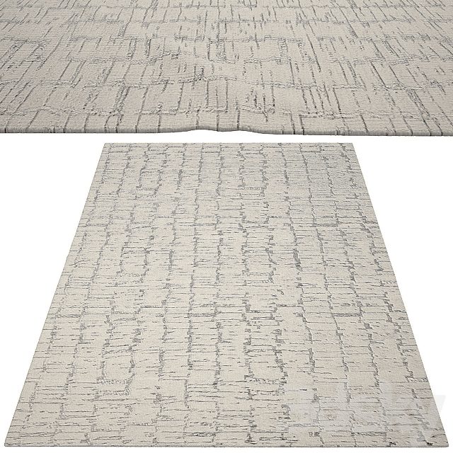 Oscillo Hand-Knotted Rug from Rh