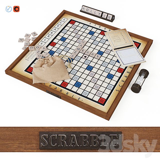 Restoration Hardware - Vintage Deluxe Scrabble