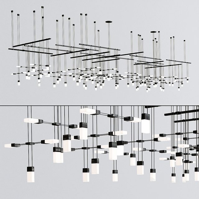 Suspenders Gallery Multi Light Pendant