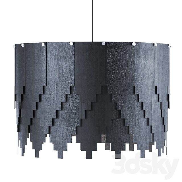 Lamp "Crushed ploughshare" dark