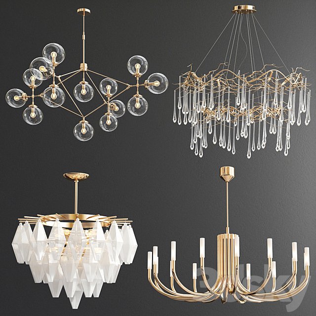 Four Exclusive Chandelier Collection 74