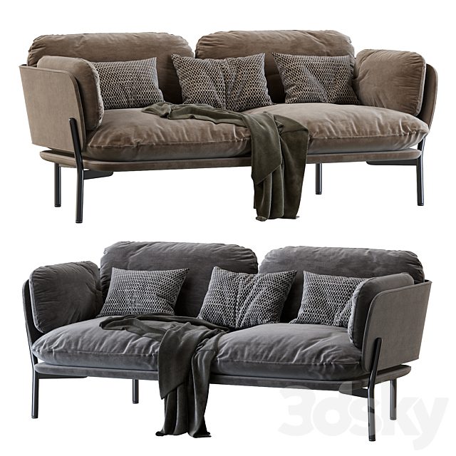 Cloud Two Seater LN2 desert stone by &TRADITION