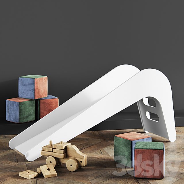 Jelanie Kids Slide White Elephant by Jupiduu