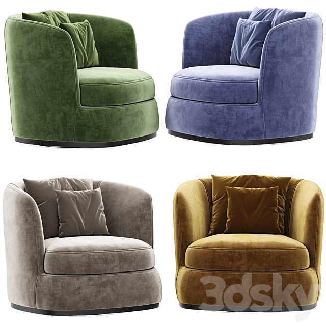 B&B Italia Armchair Apollo -Maxalto - Design by Antonio Citterio