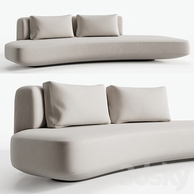 Audrey sofa 270 by Gallotti Radice