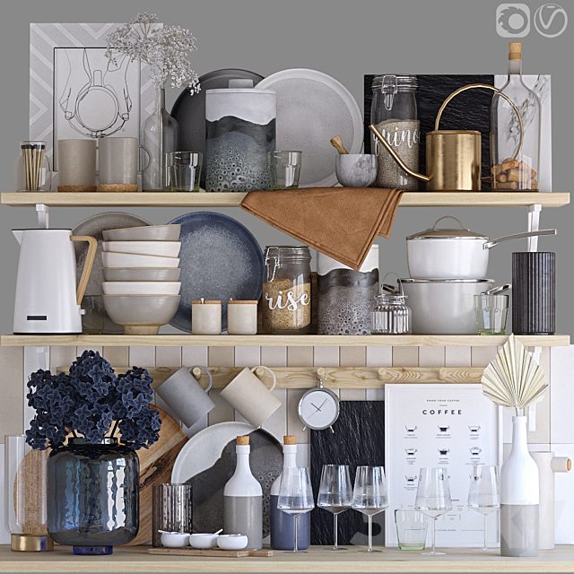 Decorative set for the kitchen 9