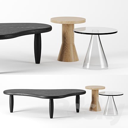 Coffee tables set by Massproductions