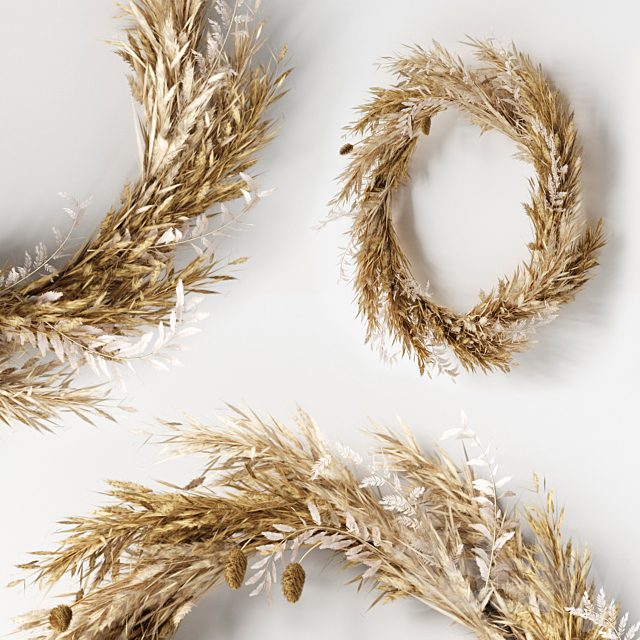 Wall hanging Pampas Ring-01