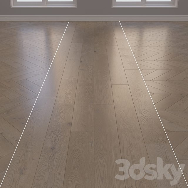 Parquet board Kraft herringbone, chevron and linear layout 17