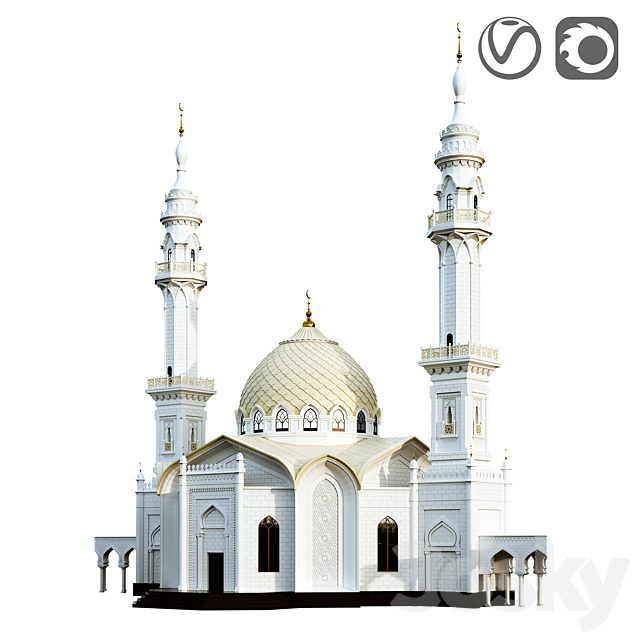 White mosque