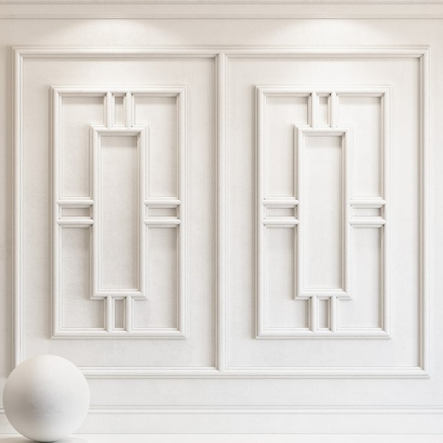 Decorative plaster with molding 47