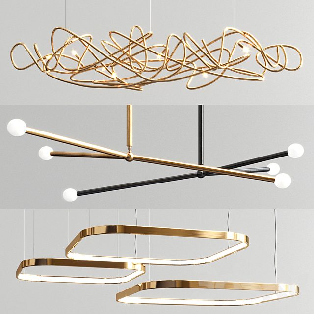 Apparatus Doodle Ring Chandelier - 3 type