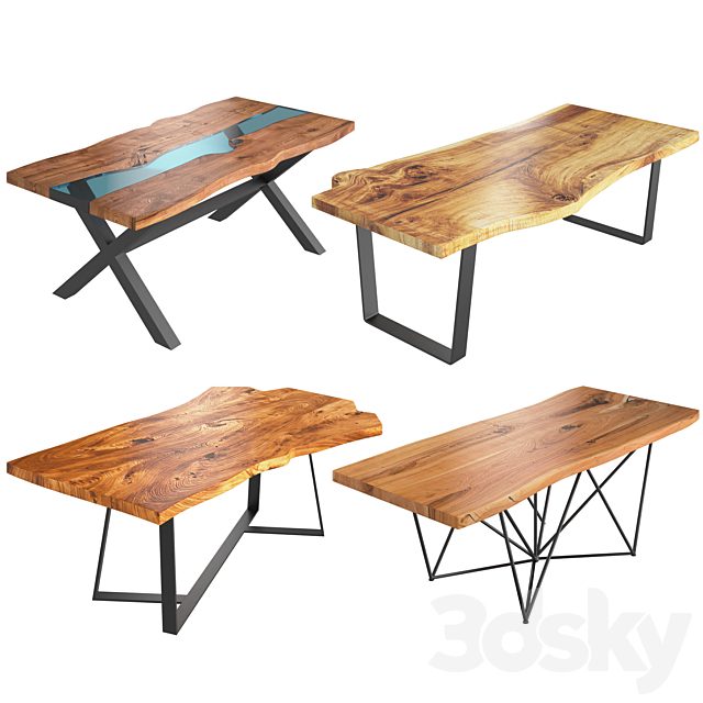 Slab Tables Set