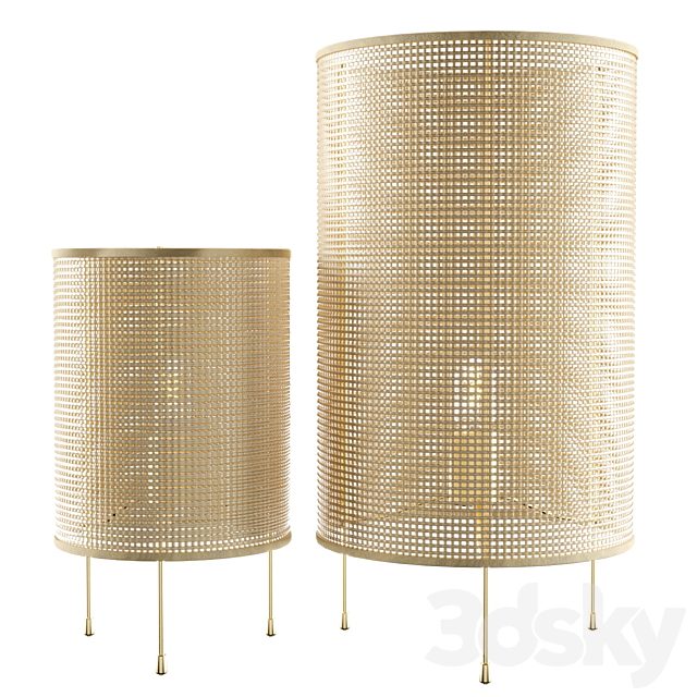 Zara Home Rattan Lamp