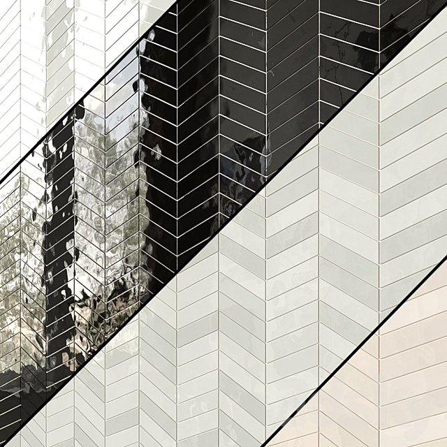 British Ceramic Tile Chevron 4 types