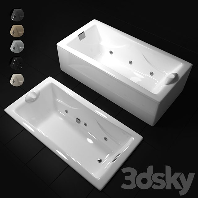 Whirlpool bath Tea-for-Two Kohler 2015 K-865-N1-47