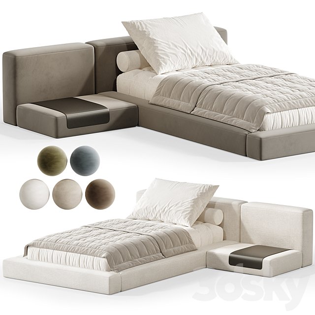 Children's bed TETRIS half