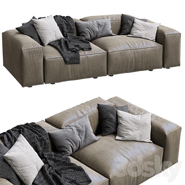 livingdivani  Leather SOFA Extra Wall