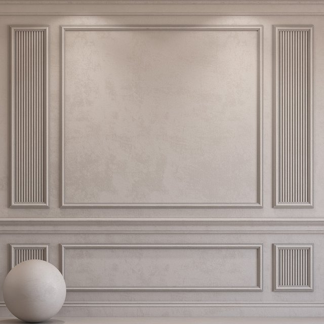 Decorative plaster with molding 62