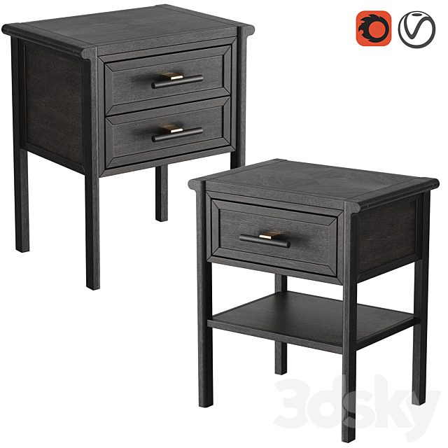 Dantone Home Contempo bedside table