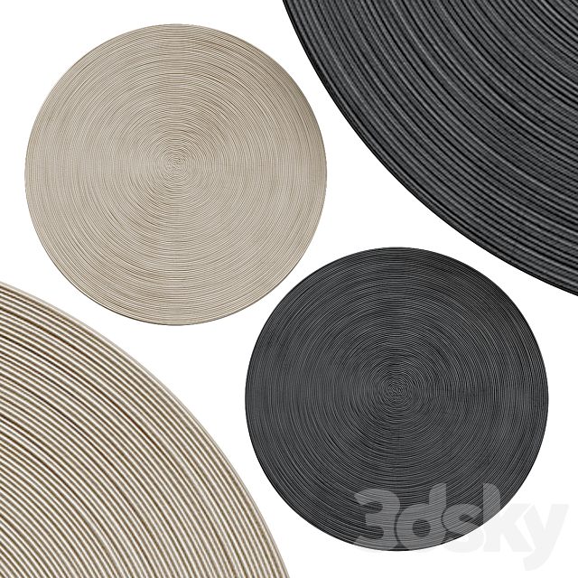 Circle rugs | №063