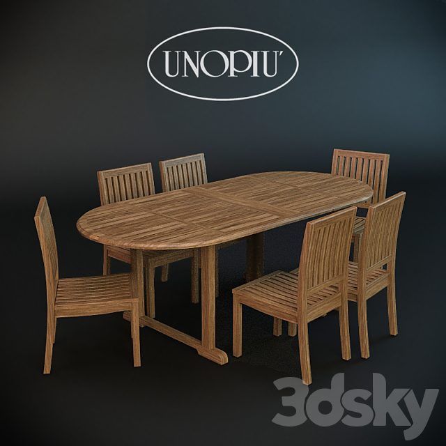 Garden chair and table Lydia&Tamil