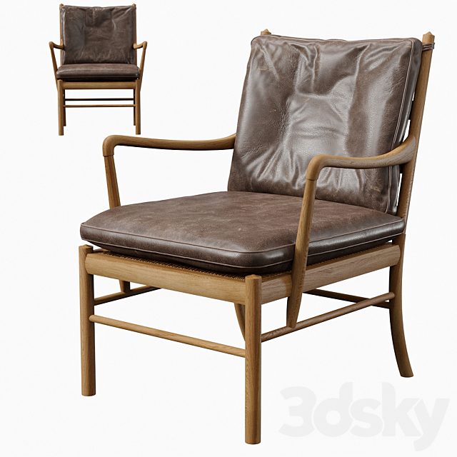 schalling OLE WANSCHER COLONIAL ARMCHAIRS