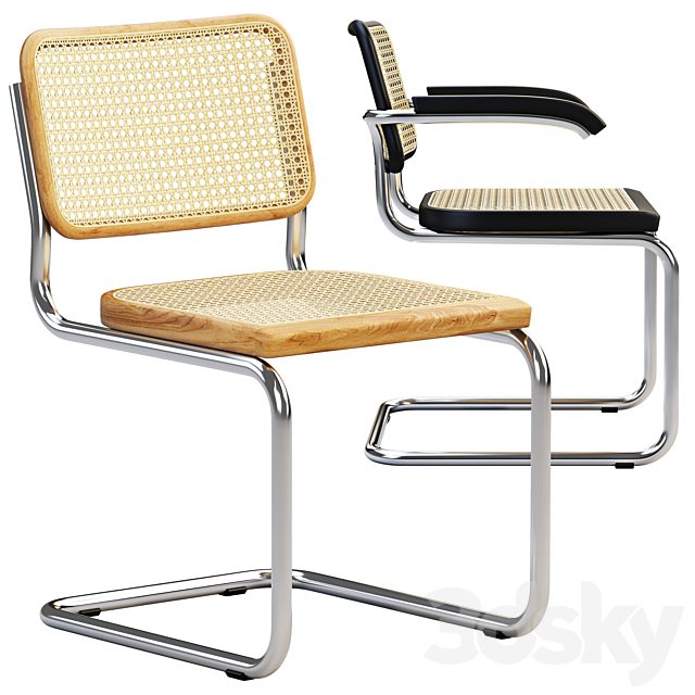 Cesca Chairs B 32 by Marcel Breuer (2 options)