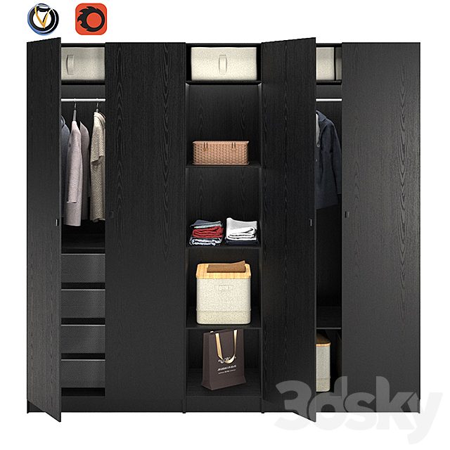 Wardrobe Paks IKEA forsan