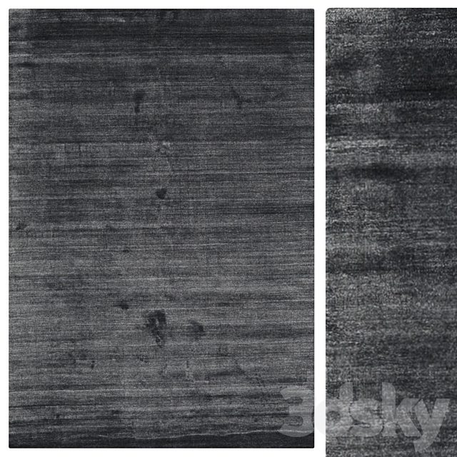 CarpetVista Bamboo silk Loom - Charcoal