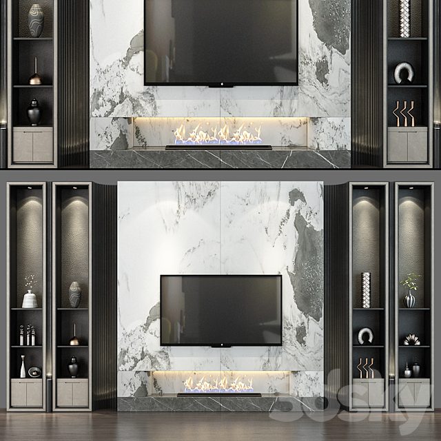 TV shelf 0233