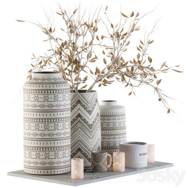 Decorative Set in Tray - Set 43
