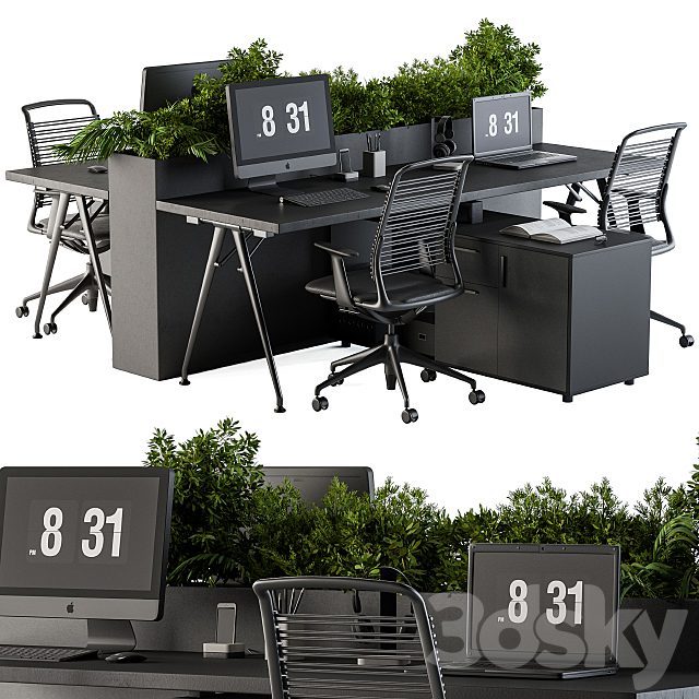 Office Furniture - employee Set 17