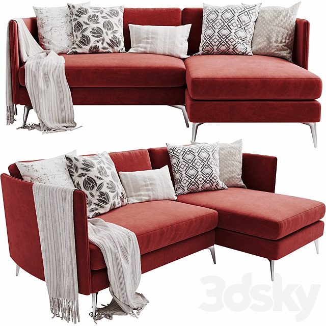 Boconcept OSaka 4 Chaise Lounge