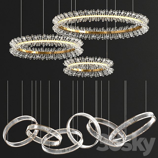 Crystal rings collection