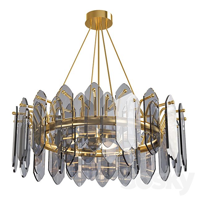 luxury & modern blurry crystal designer chandelier. code