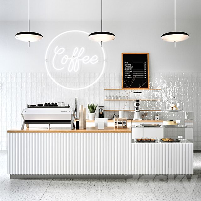 COFFEE SHOP 4 (Corona, Vray)