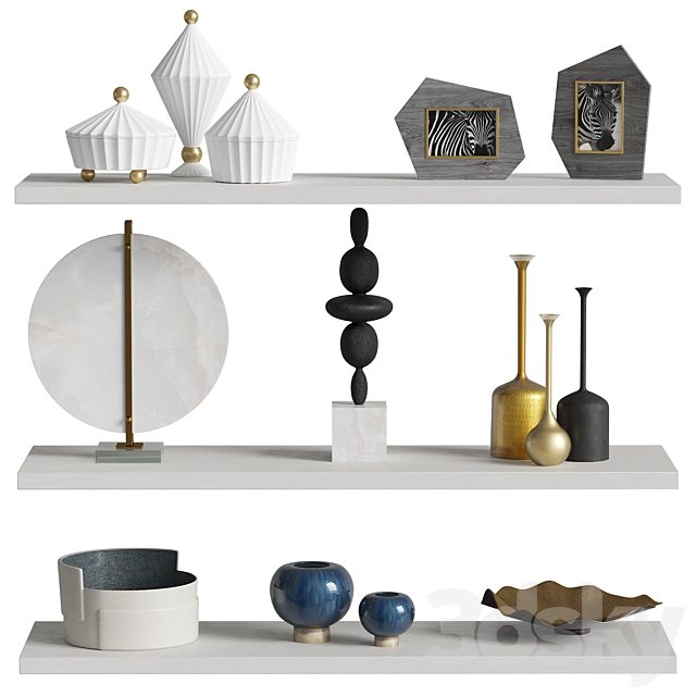 Arteriors and Global Views decor set 3
