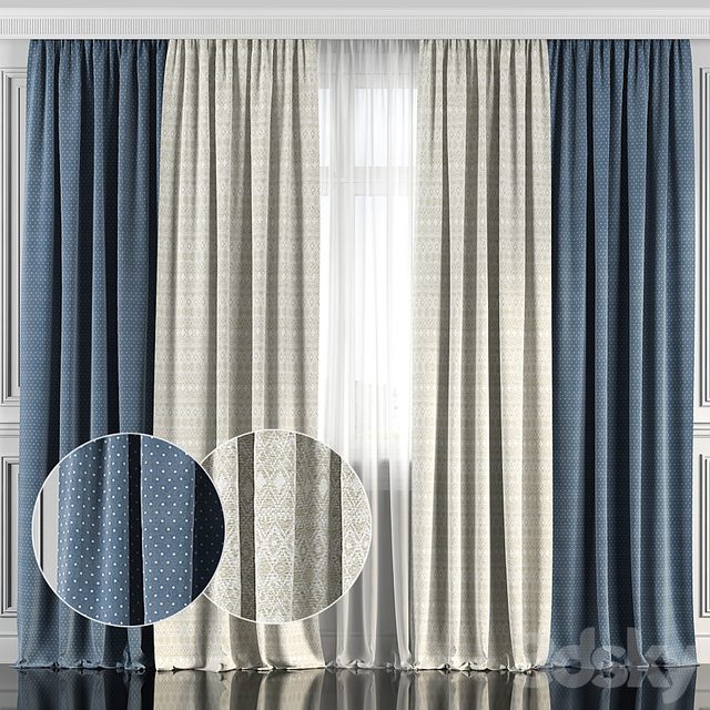 Curtains with window 134