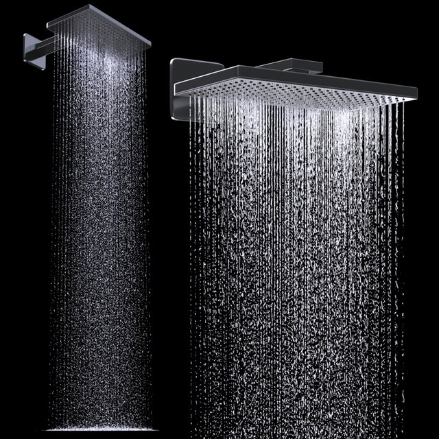Overhead shower 460 300 1 jet