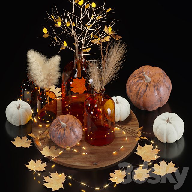 Pumpkin decorative set