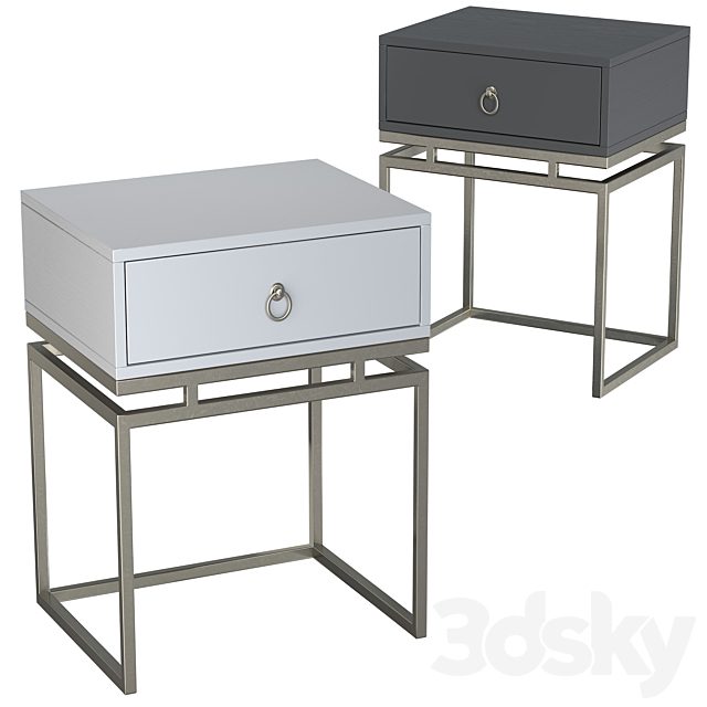 Steelmebel bedside table