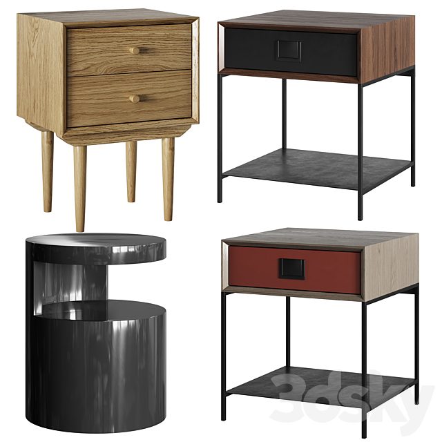Bedside table Mambo, Quilda, Newark