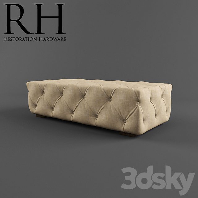 Restoration Hardware / Soho Ottoman