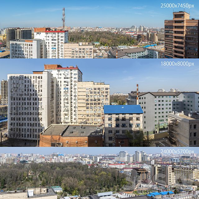 Panorama of the city of Krasnodar