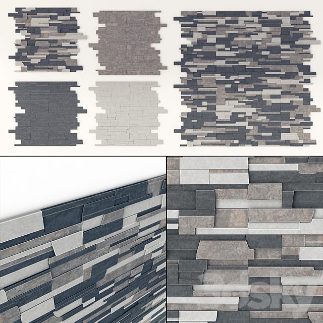 Wall Clincer rock panel n1 / Wall clinker rock panel