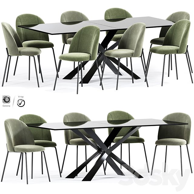 Cloyd Dining Table Chair Collection