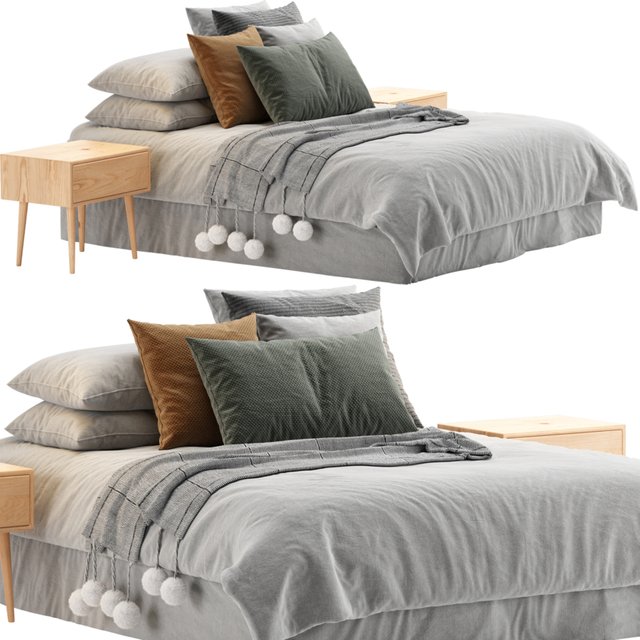 Scandinavian bed